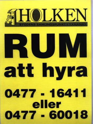 Ring f�r information